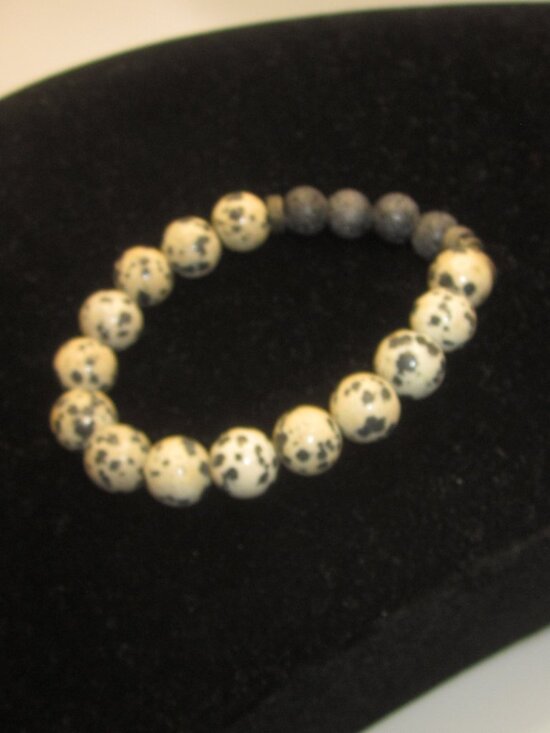 Thistle Farms Jewelry - Thistle Farms Dalmation Jasper Bracelet